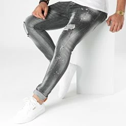 Tout neuf 🔔 Jean Skinny 617 Noir de Uniplay 😉 -Uniplay Soldes uniplay 290616 617 BLACK 20211103T160842 03