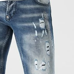 Meilleure affaire 👏 Jean Skinny 604 Bleu Denim de Uniplay 🥰 -Uniplay Soldes uniplay 290621 604 BLUE 20211103T161234 02