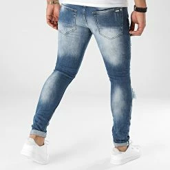Meilleure affaire 👏 Jean Skinny 604 Bleu Denim de Uniplay 🥰 -Uniplay Soldes uniplay 290621 604 BLUE 20211103T161236 04