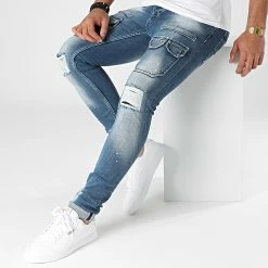 Tout neuf 🔥 Jean Skinny 620 Bleu Denim de Uniplay ✔️ -Uniplay Soldes uniplay 290627 620 BLUE 20211103T161043 03