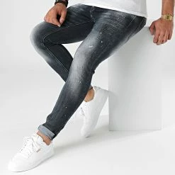 Remise 🥰 Jean Skinny 619 Bleu Noir de Uniplay 👍 -Uniplay Soldes uniplay 290637 619 BLUE 20211103T161252 03