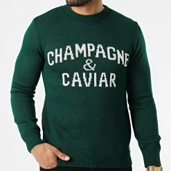 Remise ❤️ Pull M-718 Vert Foncé de Uniplay 🧨 -Uniplay Soldes uniplay 292959 M 718 VERT 20211129T090751 03