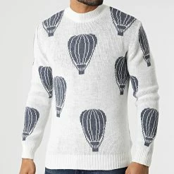 Acheter 🧨 Pull HE-542 Blanc de Uniplay ✔️ -Uniplay Soldes uniplay 293011 HE 542 WHITE 20211129T093816 01