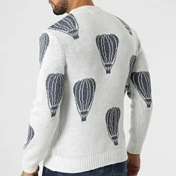 Acheter 🧨 Pull HE-542 Blanc de Uniplay ✔️ -Uniplay Soldes uniplay 293011 HE 542 WHITE 20211129T093820 04