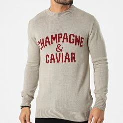 Meilleure affaire ✔️ Pull M-718 Beige de Uniplay 🔥