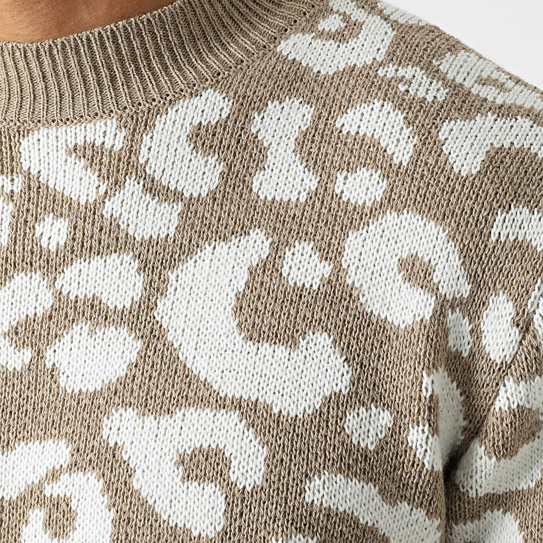 Promo 😉 Pull Leopard HE-549 Beige de Uniplay 🥰 4 Promo 😉 Pull Leopard HE-549 Beige de Uniplay 🥰 – Image 2