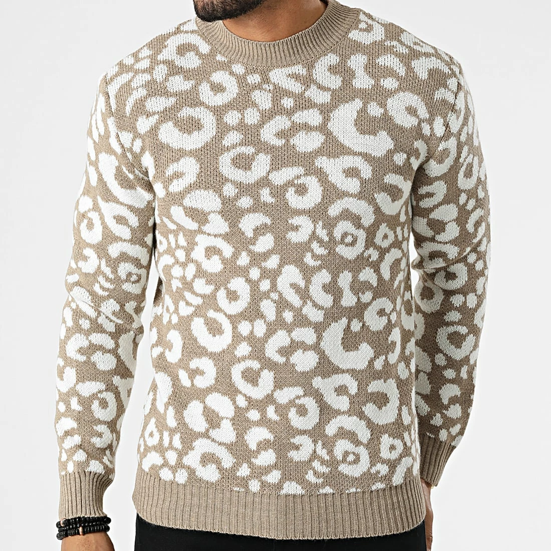 Promo 😉 Pull Leopard HE-549 Beige de Uniplay 🥰 5 Promo 😉 Pull Leopard HE-549 Beige de Uniplay 🥰 – Image 3