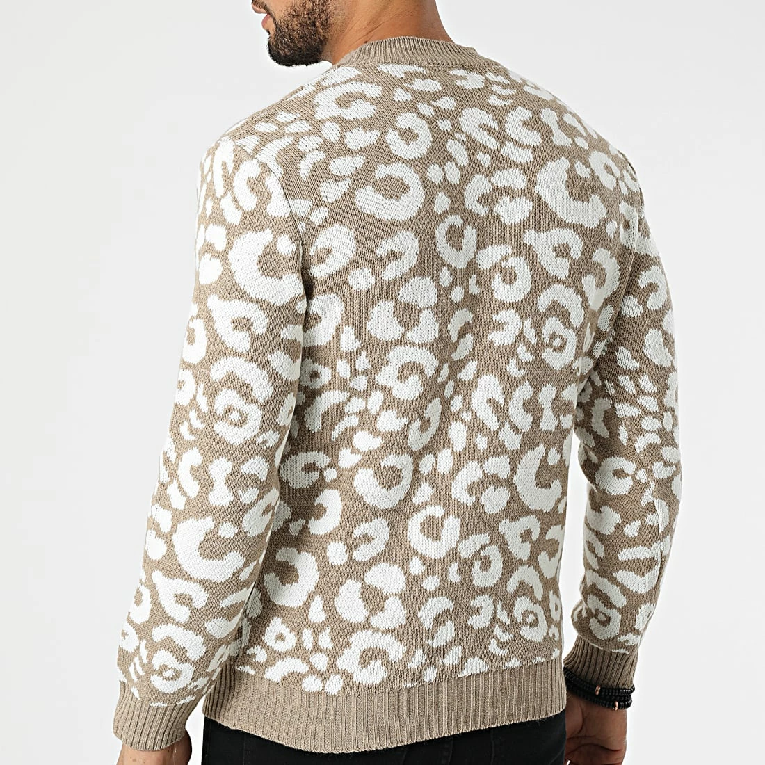 Promo 😉 Pull Leopard HE-549 Beige de Uniplay 🥰 6 Promo 😉 Pull Leopard HE-549 Beige de Uniplay 🥰 – Image 4