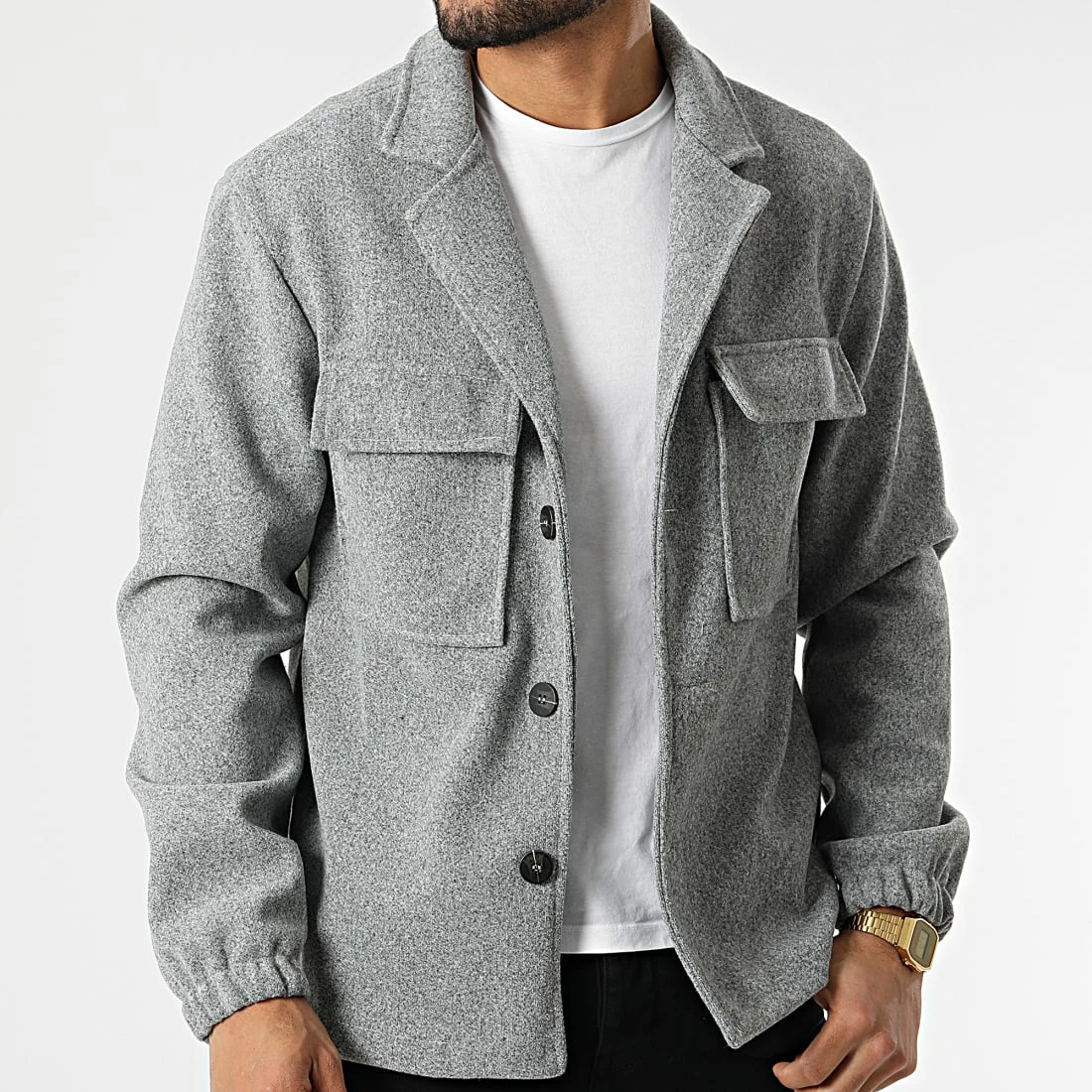 Meilleure vente 🎉 Veste UY755 Gris Chiné de Uniplay 😀 5 Meilleure vente 🎉 Veste UY755 Gris Chiné de Uniplay 😀 – Image 3