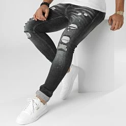 Acheter 🛒 Jean Skinny 612 Gris de Uniplay 🎁 -Uniplay Soldes uniplay 293088 612 BLACK 20211124T162925 03