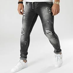 Le moins cher 🤩 Jean Skinny 626 Gris de Uniplay 💯