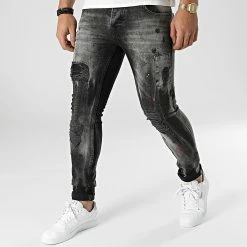 Grosses soldes ⌛ Jean Skinny 602 Gris de Uniplay 🥰