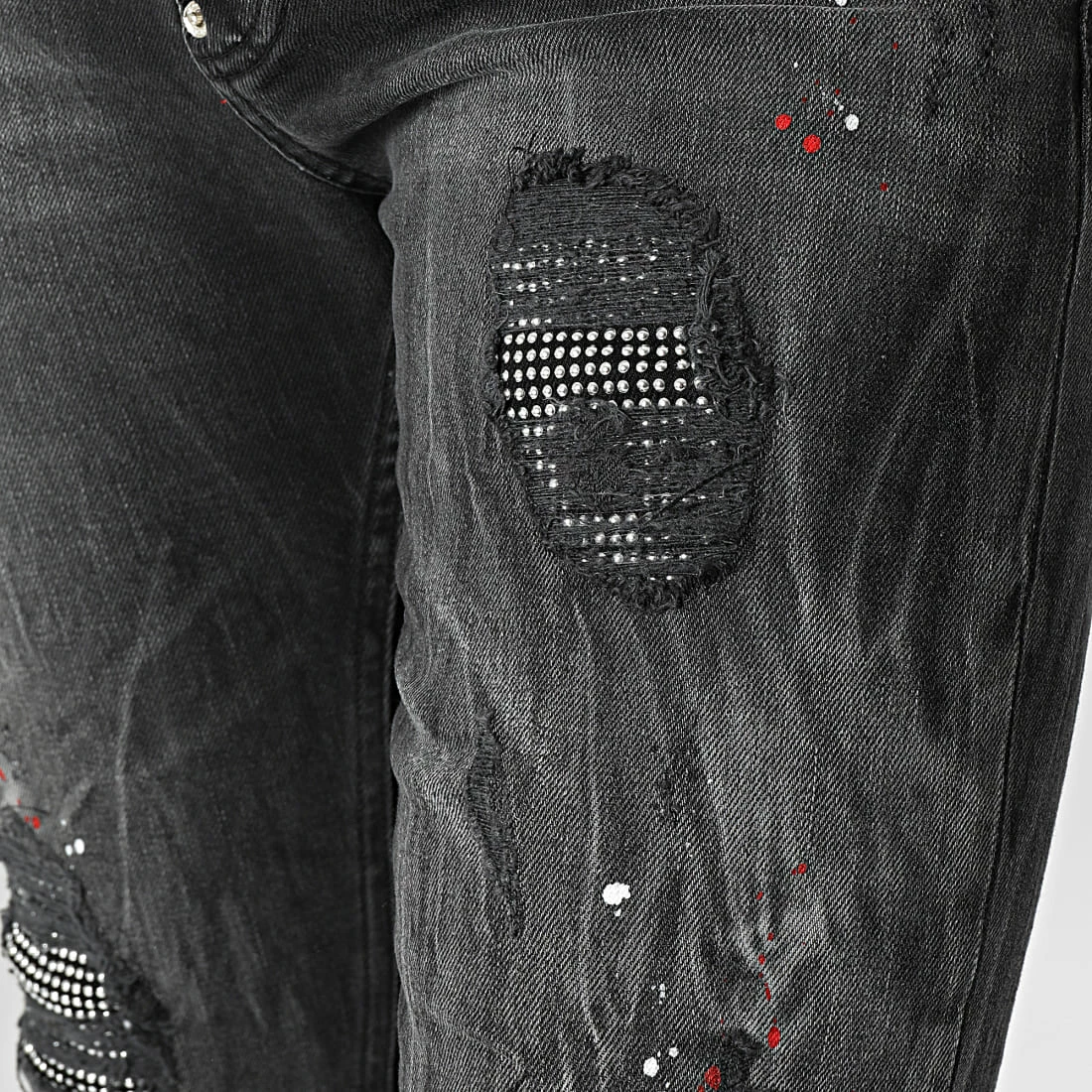 Bon marché ⌛ Jean Skinny 603 Noir de Uniplay 💯 4 Bon marché ⌛ Jean Skinny 603 Noir de Uniplay 💯 – Image 2