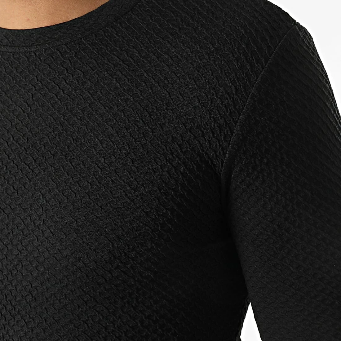 Meilleure vente 🥰 Tee 👕 Shirt Manches Longues Oversize UY770 Noir de Uniplay 😉 4 Meilleure vente 🥰 Tee 👕 Shirt Manches Longues Oversize UY770 Noir de Uniplay 😉 – Image 2