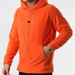 Meilleure vente ⭐ Sweat Capuche Polaire RX-7 Orange de Uniplay 🥰