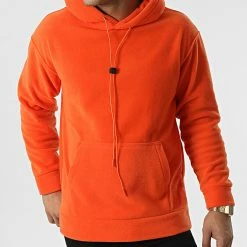 Meilleure vente ⭐ Sweat Capuche Polaire RX-7 Orange de Uniplay 🥰 -Uniplay Soldes uniplay 294876 RX 7 ORANJ 20211209T160637 03
