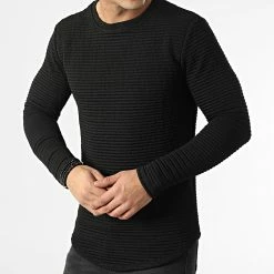 De gros 💯 Tee 👕 Shirt Manches Longues Oversize UP-T897 Noir de Uniplay 😀 -Uniplay Soldes uniplay 296049 UP T897 BLACK 20211223T123651 03