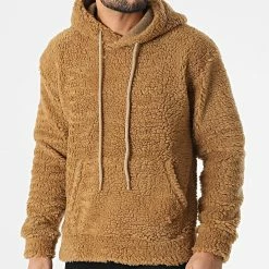 Meilleur prix 🔥 Sweat Capuche Polaire SH-36 Camel de Uniplay 🥰