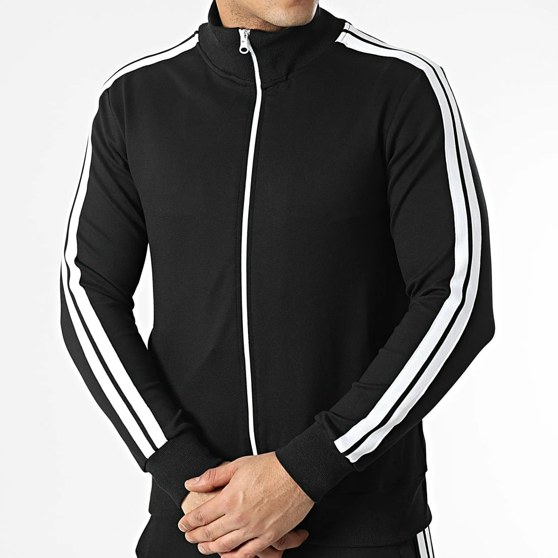 Acheter 🔔 Ensemble De Survetement A Bandes MK-15 Noir de Uniplay ⌛ 4 Acheter 🔔 Ensemble De Survetement A Bandes MK-15 Noir de Uniplay ⌛ – Image 2