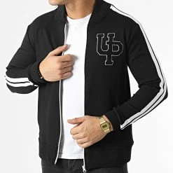 Promo ✨ Veste Zippée A Bandes RX-8 Noir de Uniplay ✨