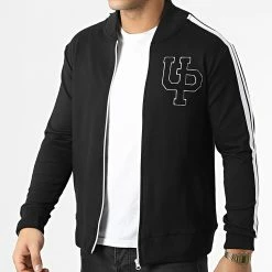 Promo ✨ Veste Zippée A Bandes RX-8 Noir de Uniplay ✨ -Uniplay Soldes uniplay 296137 RX 8 BLACK 20211223T123840 03