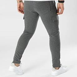 Promo 💯 Pantalon Cargo PG-7 Gris Anthracite Chiné de Uniplay ⌛ -Uniplay Soldes uniplay 300411 PG 7 ANTRA 20220201T145930 04