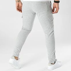 Meilleure vente 🤩 Pantalon Cargo PG-7 Gris Chiné de Uniplay 👍 -Uniplay Soldes uniplay 300412 PG 7 GREY 20220201T145948 04