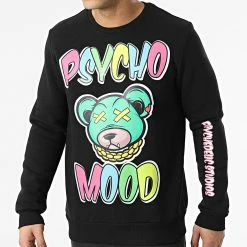 Le moins cher 🌟 Sweat Crewneck T905 Noir de Uniplay 🤩