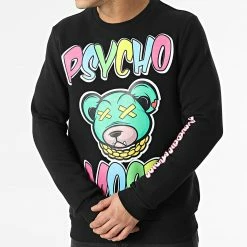 Le moins cher 🌟 Sweat Crewneck T905 Noir de Uniplay 🤩 -Uniplay Soldes uniplay 300414 UP T905 BLACK 20220128T154722 03