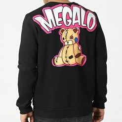 Sortie 😍 Sweat Crewneck T906 Noir de Uniplay ✔️ -Uniplay Soldes uniplay 300415 UP T906 BLACK 20220128T154543 04