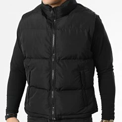 Nouveau 🧨 Doudoune Sans Manches VS-J7 Noir de Uniplay 🥰