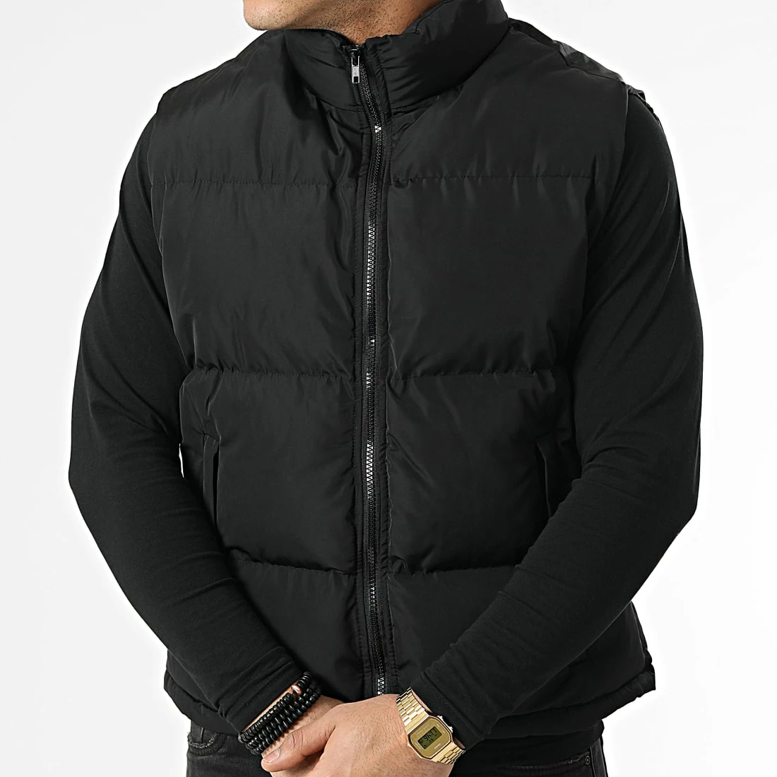 Nouveau 🧨 Doudoune Sans Manches VS-J7 Noir de Uniplay 🥰 5 Nouveau 🧨 Doudoune Sans Manches VS-J7 Noir de Uniplay 🥰 – Image 3