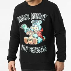 Sortie 😉 Sweat Crewneck T902 Noir de Uniplay 🔥