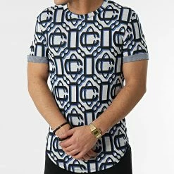 Meilleure affaire ⌛ Tee 👕 Shirt Oversize UY799 Blanc de Uniplay 🛒 -Uniplay Soldes uniplay 300463 UY799 WHITE BLACK JEANS 20220203T155832 03