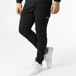 Grosses soldes 👍 Ensemble Veste Zippée Et Jogger Pant MK-18 Noir de Uniplay 🔥 -Uniplay Soldes uniplay 300489 MK 18 BLACK 20220204T154325 04