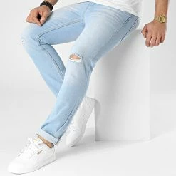 Offres 😍 Jean Regular 649 Bleu Wash de Uniplay ⭐ -Uniplay Soldes uniplay 300512 649 BLUE 20220203T155108 03