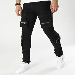 Vente flash 👍 Jean Skinny 631 Noir de Uniplay ✔️