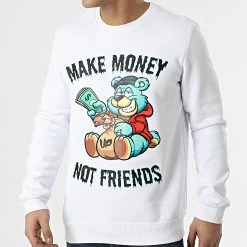 Promo ✨ Sweat Crewneck T902 Blanc de Uniplay 😉