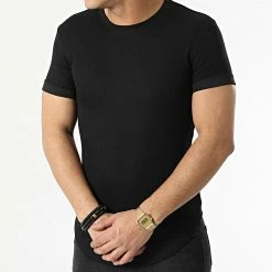 Tout neuf 😍 Tee 👕 Shirt Oversize UY775 Noir de Uniplay ✨ -Uniplay Soldes uniplay 300527 UY775 BLACK 20220128T154741 03