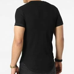 Tout neuf 😍 Tee 👕 Shirt Oversize UY775 Noir de Uniplay ✨ -Uniplay Soldes uniplay 300527 UY775 BLACK 20220128T154743 04