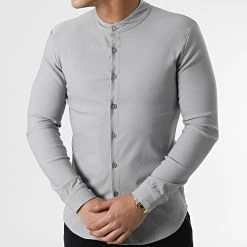 Coupon 🎁 Chemise Manches Longues Col Mao UP-C105 Gris de Uniplay ⌛ 8 Coupon 🎁 Chemise Manches Longues Col Mao UP-C105 Gris de Uniplay ⌛ -Uniplay Soldes uniplay 304248 UP C105 GREY 20220224T132755 03