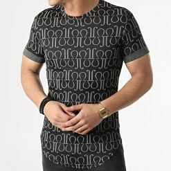 De gros 🎁 Tee 👚 Shirt Oversize UY810 Noir Vert Kaki de Uniplay 👍 -Uniplay Soldes uniplay 304280 UY810 BLACK GREEN 20220222T115048 03