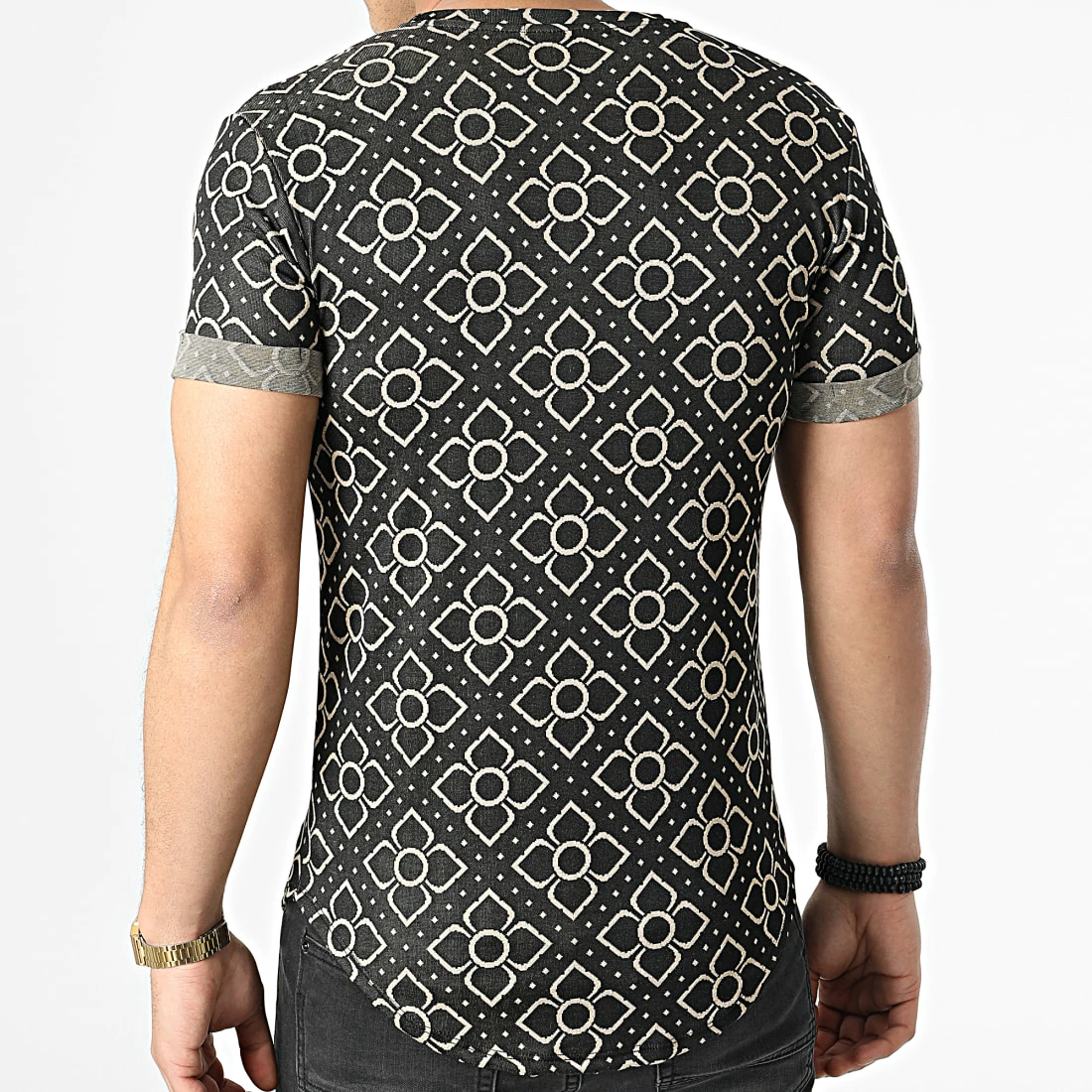 Offres 🎁 Tee 👕 Shirt Oversize UY815 Noir Beige de Uniplay 🤩 6 Offres 🎁 Tee 👕 Shirt Oversize UY815 Noir Beige de Uniplay 🤩 – Image 4