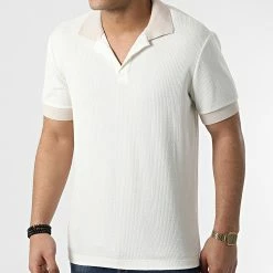 Meilleure affaire 🤩 Polo Manches Courtes UY798 Blanc de Uniplay 💯