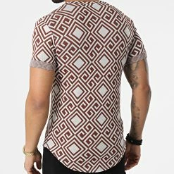 Top 10 🧨 Tee 👕 Shirt Oversize UY813 Marron Beige de Uniplay 💯 -Uniplay Soldes uniplay 304311 UY813 BROWN BEIGE 20220217T161154 04