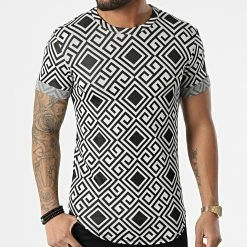 Le moins cher 🔥 Tee 👚 Shirt Oversize UY813 Blanc Noir de Uniplay 👍 -Uniplay Soldes uniplay 304340 UY813 WHITE BLACK 20220217T161426 03