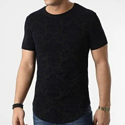 Meilleur prix ✔️ Tee 👚 Shirt Oversize UY790 Noir Bleu Marine de Uniplay ⭐