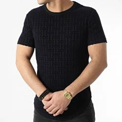 Coupon 🥰 Tee 👕 Shirt Oversize UY785 Noir Bleu Marine de Uniplay 😉 -Uniplay Soldes uniplay 304416 UY785 BLACK BLUE 20220222T151425 03