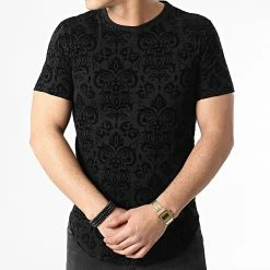 Nouveau 👍 Tee 👚 Shirt Oversize UY790 Noir de Uniplay 👍 -Uniplay Soldes uniplay 304419 UY790 BLACK 20220222T115936 03