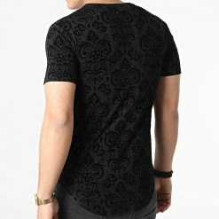 Nouveau 👍 Tee 👚 Shirt Oversize UY790 Noir de Uniplay 👍 -Uniplay Soldes uniplay 304419 UY790 BLACK 20220222T115937 04